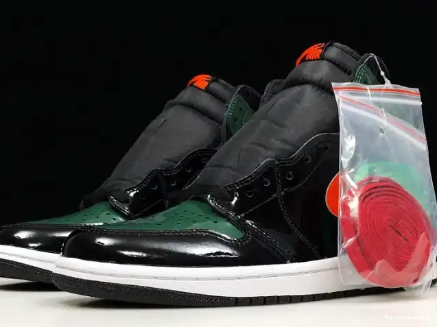 MaikeSneakers Jordan Retro Air AV3905-038 1 OG Team Black SoleFly x High Orange-Fir 0611